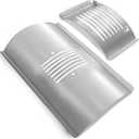 Flame Broiler Kit for Pit Boss 700 Series Pellet Grills Replacement Parts Heat Deflector Plate Slide Cover 74518 n Bottom Plate 74354 Smoker BBQ Accessories Stainless Steel