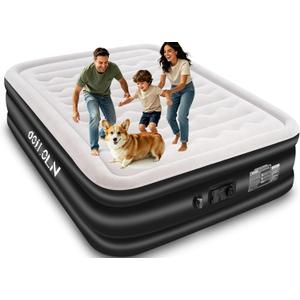 16 inch Colchon Portable Queen Air Mattress with Built-in Pump