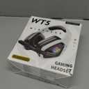 Tatybo Wireless Gaming Headset for PC, Ps5, Ps4, 2.4 Ghz USB & Type-C Gaming Headphones with Microphone, 30H Battery Bluetooth Headphones for Switch, Laptop, Mobile, Mac