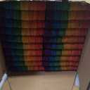 WISYOK 2000 Jumbo Rainbow Popsicle Sticks - 6 Inch Wooden Rainbow Craft Sticks, Great for DIY Craft Creative Designs and Children Education, Home Art Projects