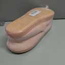 NewDenBer Women's Cozy Memory Foam Slippers Soft Fleece Lined Slip on Indoor Outdoor House Shoes (Pink)