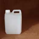 ZHONGJIUYUAN 5PCS (2.5 Liter) Hedpak Container Plastic Carboy Hedpak Jug with Cap, HDPE, Natural