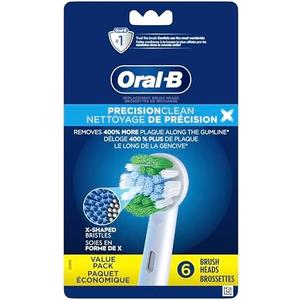 Oral-B Precision Clean Replacement Brush Heads for an Oral-B Electric Toothbrush, Pack of 5
