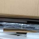 Tangkula L Shaped Computer Desk, Corner Home Office Desk with 2 Outlets & 2 USB Ports, Study Writing Desk with Carbon Steel Frame, 2-Tier Shelf & Removable Shelf, Rustic Brown