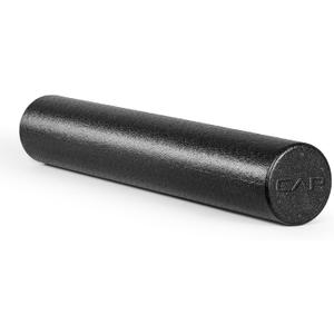 CAP 36-Inch Firm High-Density Foam Roller, Exercise & Recovery Massage, Black