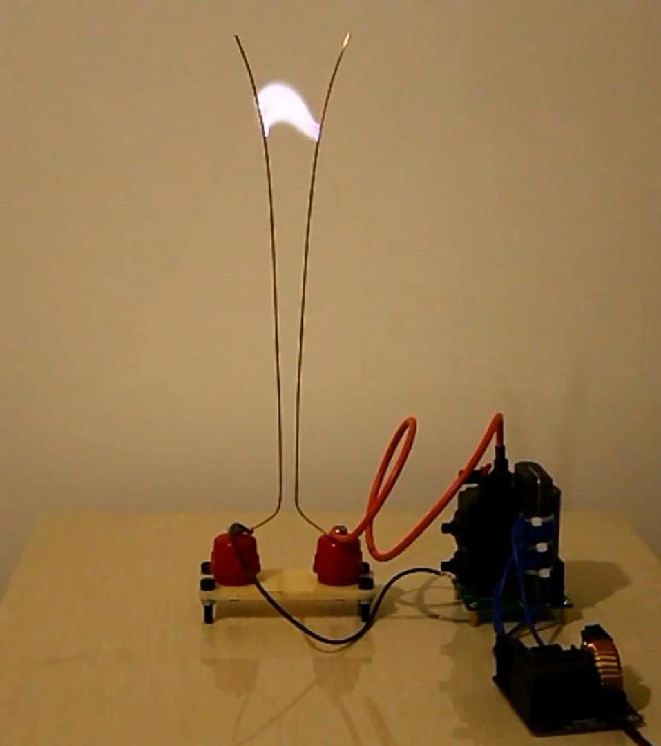 Jacob's Ladder Mini DC Induction Jacobs Ladder High-Pressure arc Cool DIY Student Experimental kit Tesla Coil Physical Experiment Geek Toy