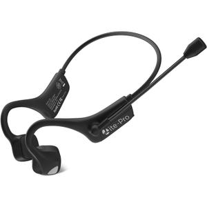 Bone Conduction Headphones Bluetooth with Mic Wireless Computer Headsets with Microphone Open Ear Bluetooth Earphones Noise Cancelling Multi-Point Connection for PC, Working (Pro-Black) Bone Conduction Headphones Bluetooth with Mic Wireless Computer Headsets with Microphone Open Ear Bluetooth Earphones Noise Cancelling Multi-Point Connection for PC, Working (Pro-Black)