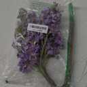 22 Artificial Lilac Flower Branch Real Touch Gradient Purple Fake Delphinium Antirrhinum Stem Flower for Wedding Bouquet Table Centerpieces Vase Floral Arrangement Home Decoration 2Pcs