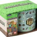 Paladone Minecraft Mug, Officially Licensed 400ml Large Ceramic Coffee Cup, Embossed Details, Video Game Merchandise for Gamers & Collectors, Tea, Hot Chocolate