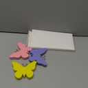 3Pcs Spring Butterfly Decorations for Home, Rustic Wooden Butterfly Decorative Accessories Spring Table Centerpiece Tiered Tray Decor