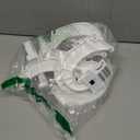 moonoom 10Pcs Hanging Closet Rod Support,3/4 Closet Shelf Rod Holder,Sturdy J-Shaped Closet Brackets for Hanging Clothes,Cabinets Storage and Curtain