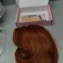 Ginger Bob Wig with Bangs for Women Short Orange Wigs Natural Fashion Synthetic Wig for Daily Halloween Cosplay Colorful Costume Wig Use 12 Inch