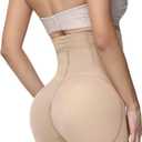 SHAPSHE Butt Lifting Shapewear Tummy Control Shorts Fajas Colombianas Shapewear Shorts Compression Underwear Women (Beige, S)