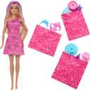Barbie Rise & Surprise Doll & Accessories, Pet Birthday Series with 12 Surprises Including Slide & Color-Change Activity 