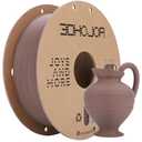 3DHoJor Matte PLA Filament 1.75mm, Upgrade 1kg Cardboard Spool PLA Filament 1.75 PLA 3D Printing Filament, Print with Most 3D Printers Using 3D Filament-Brown