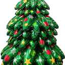 BELSITA Multistory Christmas Tree Balloons Christmas Party Decorations 50 Inch Large Christmas Tree Balloons Self-Standing Foil Balloons for Christmas Party Outdoor Indoor Decorations