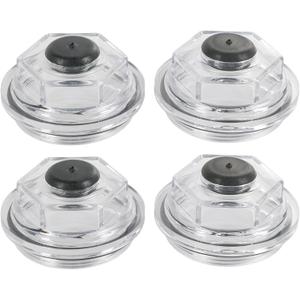 Oil Bath Dust Caps Compatible with Dexter 6k - 8K 8-218, 8-219 General Duty Axles Built After 1989 for Dexter 6K 7K 8K 2.75" Threads Trailer Axle Plastic Cover 21-35 23-29 Oil Caps K71-038-00 (4PCS)
