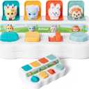 Animals Pop Up Toy - Interactive Funny Activity Pop Up Toys Early Learning Montessori Developmental Cause and Effect Color Sorting for Toddlers 18 Months+ Boys Girls