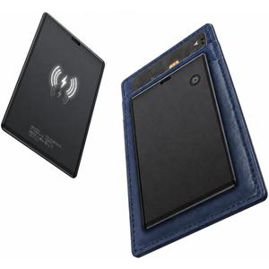 Wallet Tracker Card for Apple Find My, Rechargeable Wireless Charging Item Finder for Wallet, Passport & Travel Essentials, iOS Only