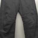 GREAIDEA Mid Rise Barrel Jeans for Women Wide Leg Mid Waist Cropped Cotton Pants Y2k Baggy Boyfriend Jeans with Pockets (X-Small, Iconic Black)