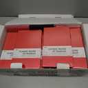 24 Pack Journal Notebook for Work, Feela Business Notebook Bulk Hardcover Lined Writing Journal with Pen Holder for Men Women Note Taking, with 24 Black Pens, 120 GSM, 5.1x8.3, A5, Red