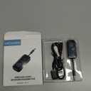 Premium Pro Bluetooth 5.4 Transmitter Receiver,Airplane Audio Adapter,Wireless Transmitter for TV/Travel Flight,Airline,Gym.Compatible with 2 AirPods/Headphones,Bluetooth Receiver for Car/Home Stereo (Black)