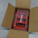 Geinxurn 42Pieces Impact Screwdriver Bits Set, Magnetic S2 Steel Phillips/Slotted/Square/Torx Insert Power Bits Tips, Impact Bit Holder with Red Storage Box Case
