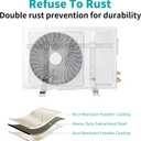 Mini Split Wall Mount for 9000-36000 Btu Condensers - Universal Outdoor Mount for Mini Split Systems