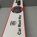 Car Wash Kit,Chenille Microfiber Car Cleaning Brush with Long Handle,Car Wash Supplies Exterior Scratch Free,1PC Microfiber Cleaning Cloth 16"*16",for Boat Truck RvWindshield Cleaning Tool - Black