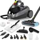 GOATCLEAN Heavy-Duty Steam Cleaner - 1500W Multipurpose Handheld Floor Steamer with 22 Accessories 16ft Cord for Home, Car Detailing, Tile, Grout, Carpet, Wallpaper, Upholstery, Window, Deep Cleaning
