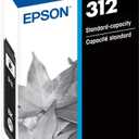 EPSON 312 Claria Photo HD Ink Standard Capacity Black Cartridge (T312120-S) Works with Expression Photo XP-8500, XP-8600, XP-8700, XP-15000