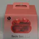 Beats Solo Buds - Wireless Bluetooth Earbuds | 18 Hours of Battery Life | Apple & Android Compatibility | Built-in Microphone - Transparent Red
