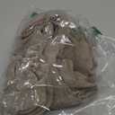 Genina Waterproof Seat Covers for Dining Room Chairs, Stretch Chair Seat Covers Removable Washable Dinning Room Kitchen Chair Cushion Slipcovers (Leaves-Taupe, 4 PCS)