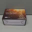 JMEXSUSS 2 Pack 100 LED Solar Rope Lights, 33ft 8 Modes Waterproof LED Solar Pool Lights for Trampoline, Fence, Gazebo, Yard, Walkway, Path, Garden Decor (White)