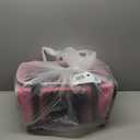 Petskd Top-Expandable Pet Carrier 18x11x11 Inches Delta American United Airline Approved, Soft-Sided Carrier for Small Cats and Dogs with Locking Safety Zippers and Anti-Scratch Mesh (Pink)