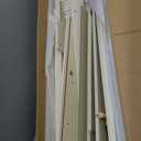 Tiny Land Wooden Play Kitchen for Kids  Enhanced Storage with Cabinets & Bins, Modern Toddler Kitchen Playset with Stove, Sink & Accessories (Cream)