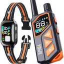 2-in-1 Dog Shock Collar with Remote Control and Automatic Bark Mode - Electric Training Smart Anti Barking Collars for Small Medium Large Dogs E-Collar 3300FT (5-150Lbs) IPX7 Waterproof