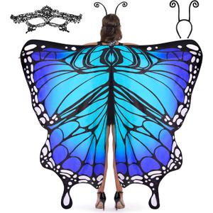 Spooktacular Creations Halloween Butterfly Wings Costume for Women, Butterfly Wings Adult, Womens Halloween Costumes 2025