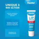 Flexitol Lip Balm, 0.35 Ounce Tube, Cream White, 3 Count (Pack of 1)