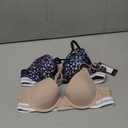 Tommy Hilfiger Womens Microfiber Push Up Bra 2-Pack (34A, Flyaway Floral Sky Captain/Balanced Beige)