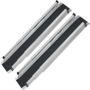 DMI Ramps For Wheelchairs For Home | 600 lb capacity | Adjustable Portable Wheelchair Ramp 3-5 Ft Long 4.5 In Wide | 2 Wheelchair Ramps For Home Steps | Handicap Ramp | Temporary Ramp Over Stairs