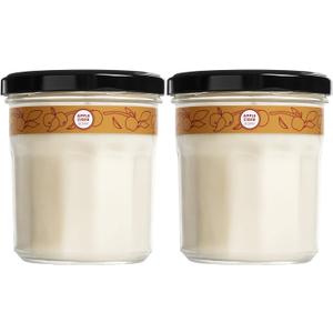 MRS. MEYER'S Clean Day Soy Aromatherapy Candle, 35 Hour Burn Time, Made with Soy Wax and Essential Oils, Limited Edition Apple Cider, 7.2 oz - Pack of 2