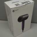 slopehill Professional Ionic Hair Dryer, Powerful 1800W Fast Drying Low Noise Blow Dryer with 2 Concentrator Nozzle 1 Diffuser Attachments for Home Salon Travel (Grey)