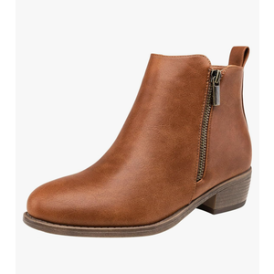 Jeossy Women's 905 Ankle Boots, Classic Low Heeled Short Booties, Casual Comfortable Boots with Wide Width Size 9