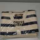 Viottiset Women's 2 Piece Outfits Stripe Sweatsuit Set Long Sleeve Button Sweatshirt Wide Leg Sweatpants Lounge Set XL