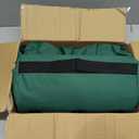 YAFF 9ft Christmas Tree Storage Bag, 600D Oxford Fabric Xmas Artificial Tree Storage Bags Wide Open and Dual Zippers Tree Storage Box Protects From Moisture and Dust, Tree Storage Bin, GreenRed