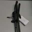 GLEAM Guitar Stand - Adjustable Fit Electric, Classical Guitars and Bass, Load Capacity 20LB, Accessories, Folding Type Black (CG-4)