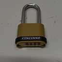 4 Digit Combination Lock, Heavy Duty Combo Padlock with Long Shackle for Outdoor Use, Sheds, Locker, Storage Unit, Gym and Gate