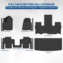 Custom Fit Floor Mats for 2026-2027 Jeep Grand Wagoneer 7 Seats