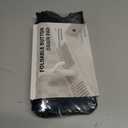 Faucet Mat for Kitchen Sink, 24"X5.5" Silicone Sink Splash Guard with Soap Holder, Snap-On Design & 7slope Fast Drain, Folding Sink Faucet Mat for Universal Kitchen Bathroom SinkBlack